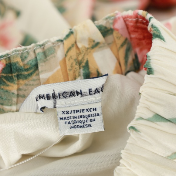 American Eagle High‎ Low Ruffle Tropical Floral Skirt - Picture 10 of 12